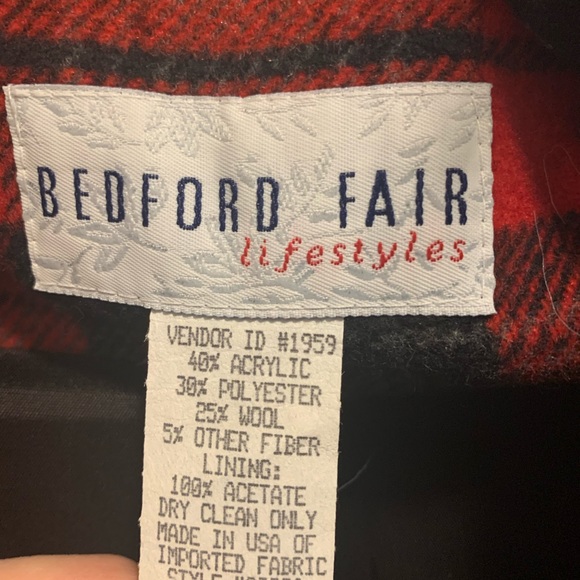 Black and red plaid Bedford fair lifestyles laser plus size - Picture 7 of 7